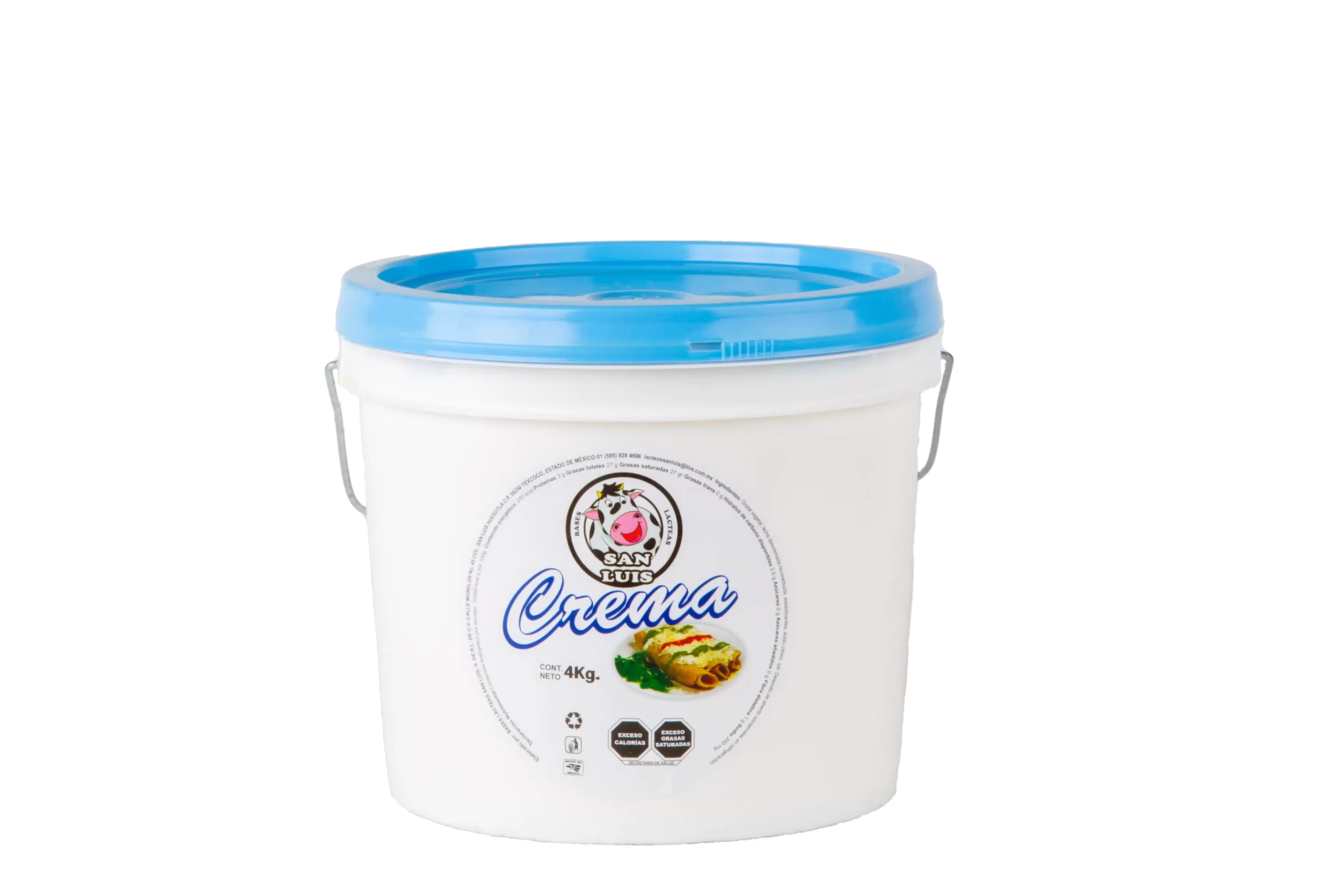 CREMA 4KG lacteos san luis